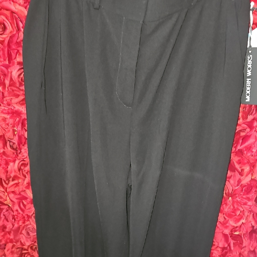 Modern Works NWT Women's Black Trousers Size 14